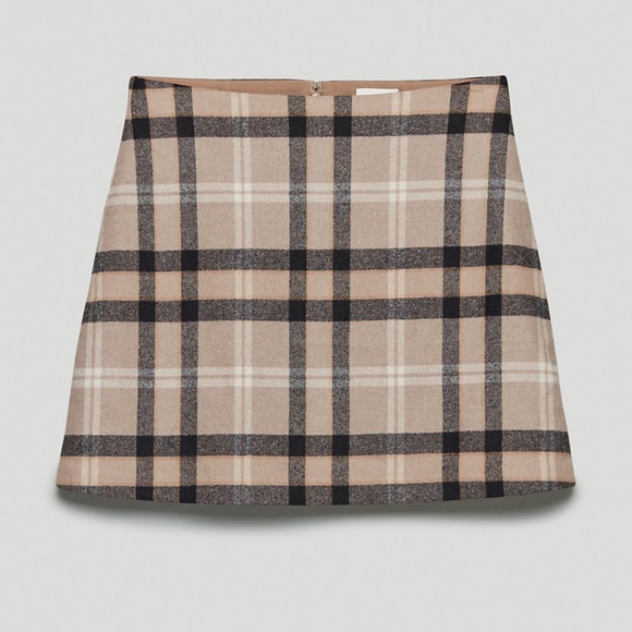 ARITZIA Wilfred Classic Wool A-line Mini Skirt - Picture 5 of 8